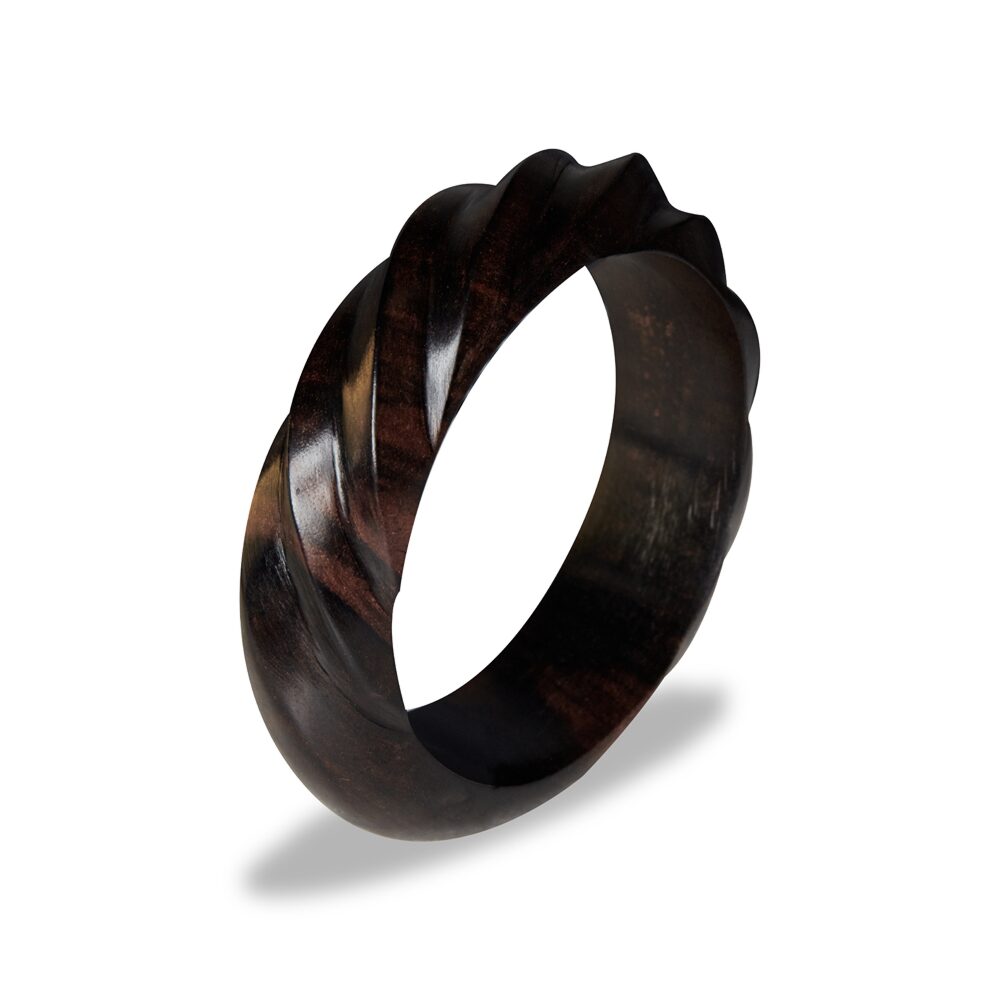 Bracelet ébène torsadé OUAGA
