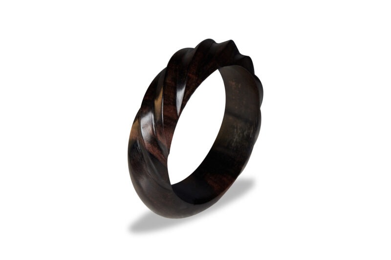 OUAGA 1 bracelet ebene torsade