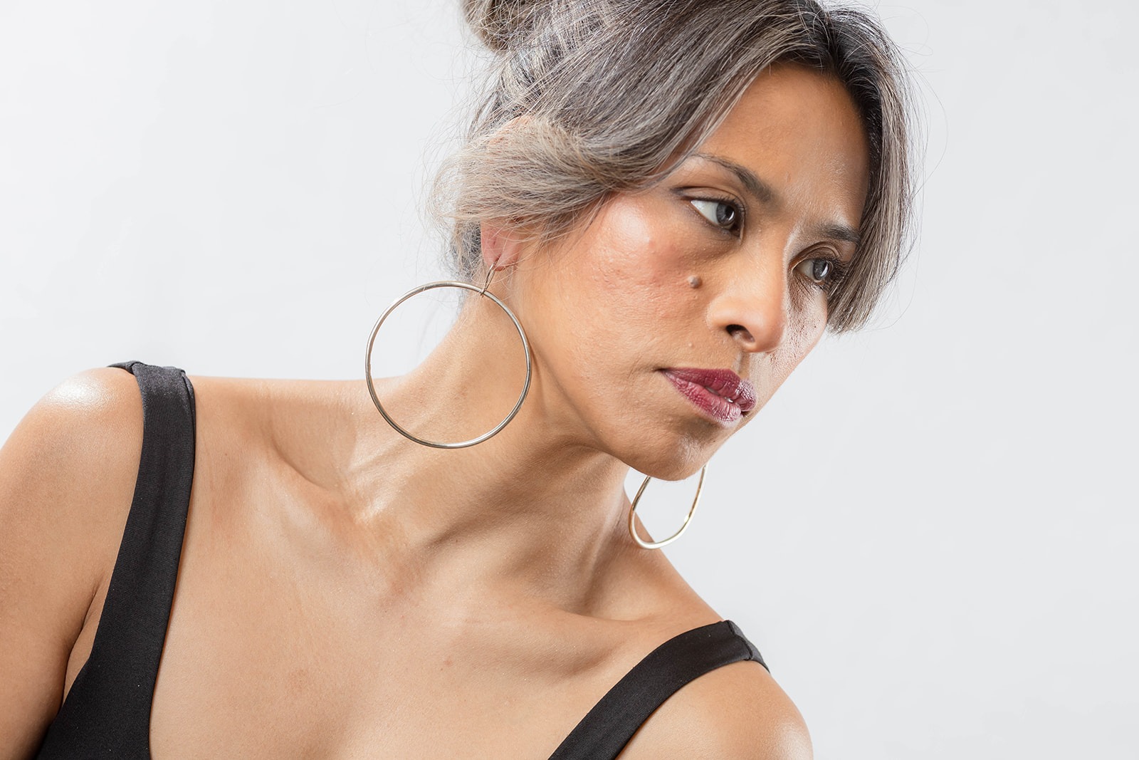 Boucles d'oreilles argent OLA XL