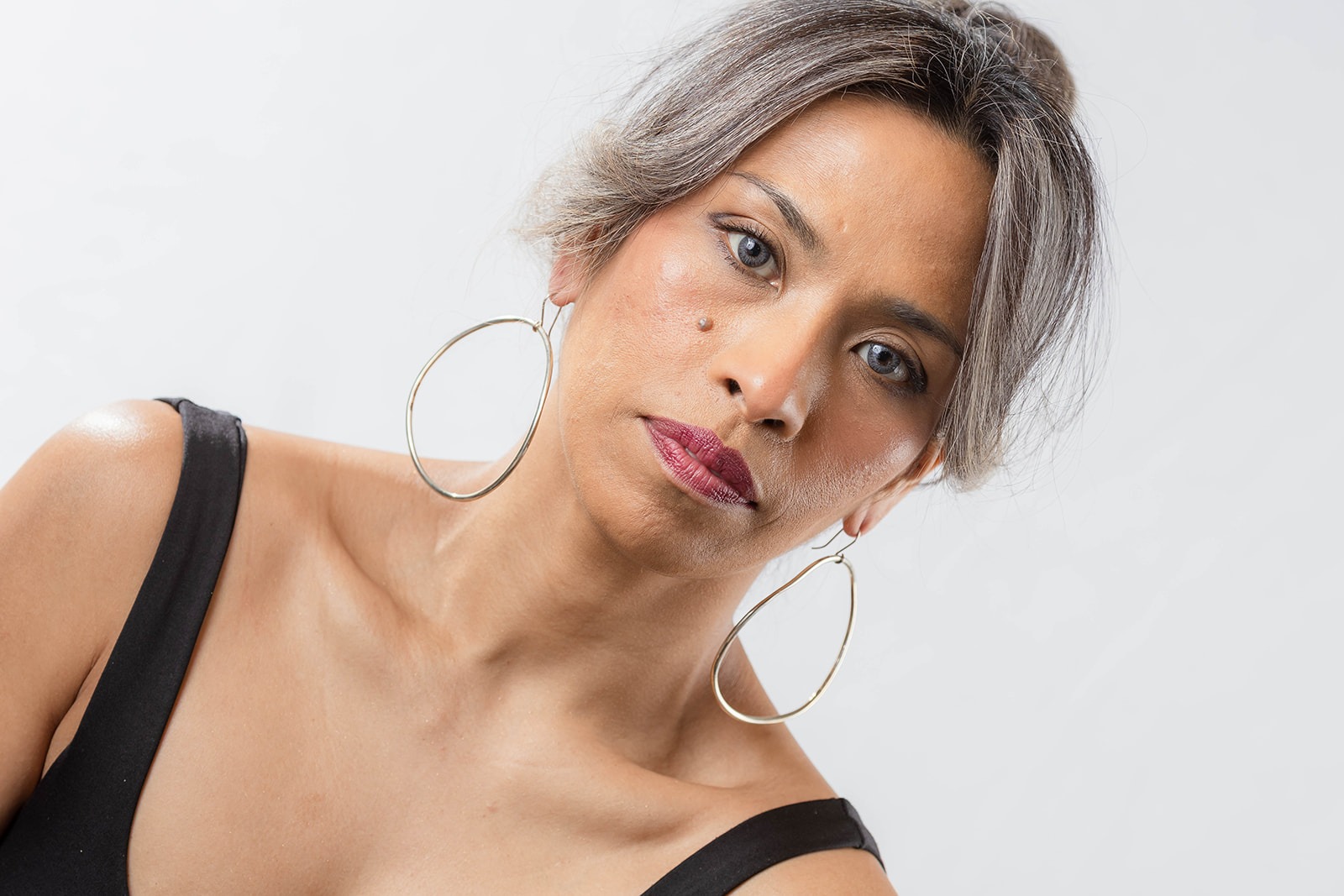 Boucles d'oreilles argent OLA XL