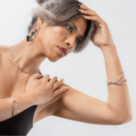 Bracelet argent ouvert ADE