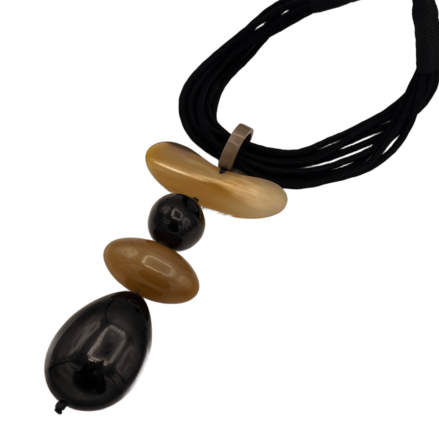 CAPOEIRA collier cordon noir