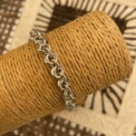 Gourmette maille argent