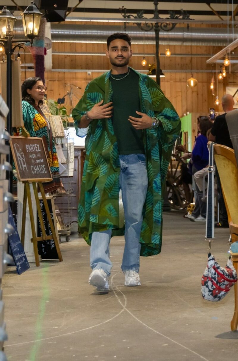 KIMONO - taille unique - unisexe - vert – Image 3