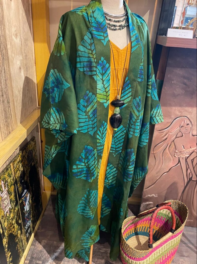 KIMONO - taille unique - unisexe - vert – Image 2
