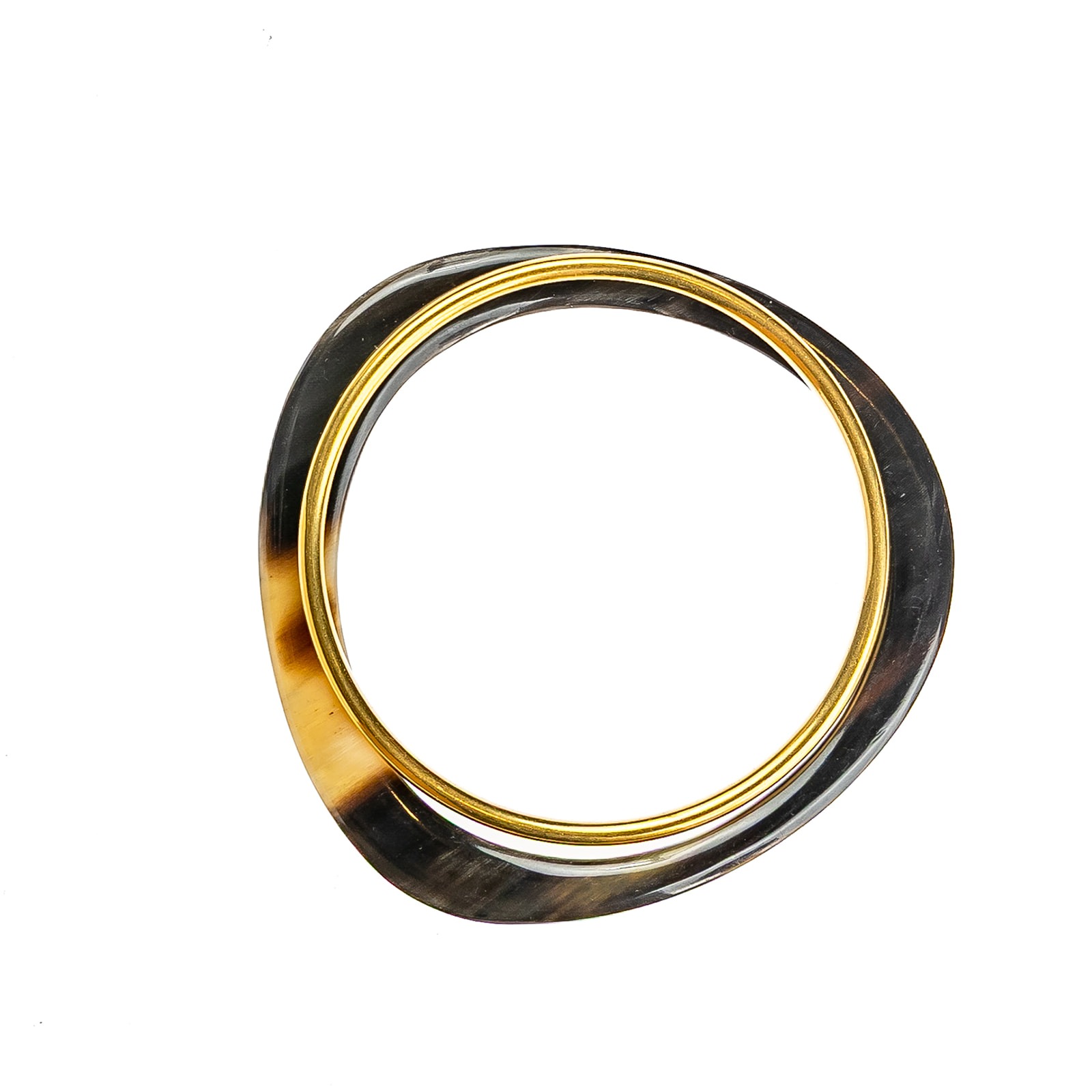 Set de 2 Joncs corne triangle acier duo astra